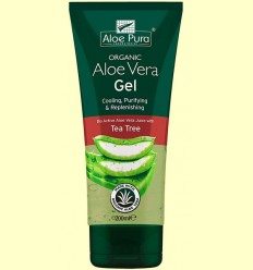 Aloe Vera Gel con Arbol del té - Aloe Pura - 200 ml