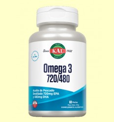 Omega 3 720/480 - Laboratorios Kal - 60 perlas