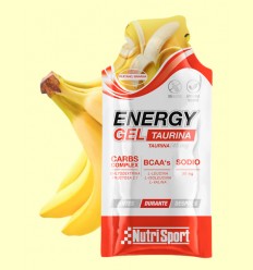 Energy Gel Taurina Sabor Plátano - NutriSport - 35 gramos