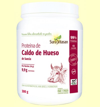Proteína de Caldo de Hueso - Sura Vitasan - 300 gramos 