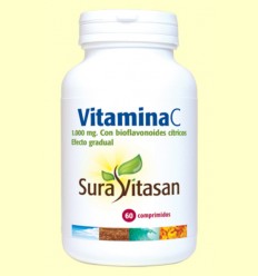 Vitamina C 1000 mg efecto gradual - Sura Vitasan - 60 comprimidos