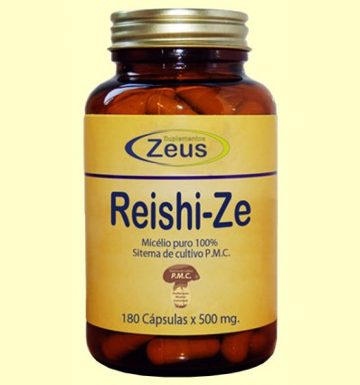 Reishi Ze - Sistema inmunitario - Zeus Suplementos - 180 cápsulas