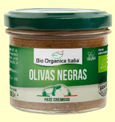 Paté de Olivas Negras - Bio Organica Italia - 100 gramos