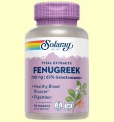 Fenogreco - Fenugreek - Solaray - 90 cápsulas vegetales