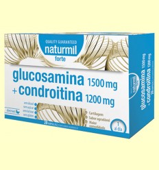 Glucosamina + Condroitina Forte Ampollas - Naturmil - 20 ampollas 