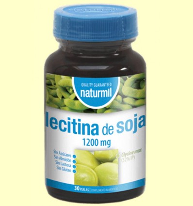 Lecitina de Soja 1200 mg - Naturmil - 30 perlas