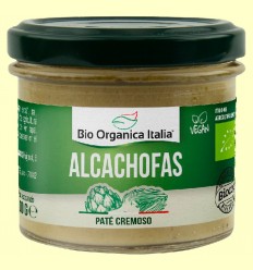Paté de alcachofas - Bio Organica Italia - 100 gramos