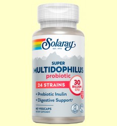 Super Multidophilus 24 - Solaray - 60 cápsulas