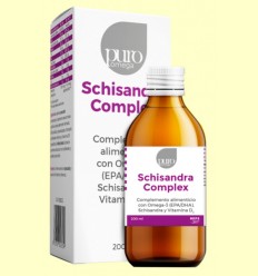 Schisandra Complex con Omega 3 y Vitamina D3 - Puro Omega - 200 ml
