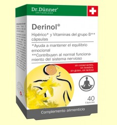 Derinol - Hiperico - Dr. Dünner - 40 cápsulas