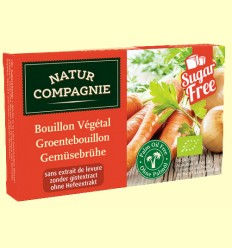 Caldo de Verduras Pastillas Sin Levadura Bio - Natur Compagnie - 84 gramos