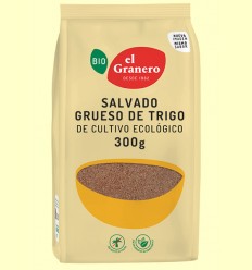 Salvado de Trigo Grueso Bio - El Granero - 300 gramos