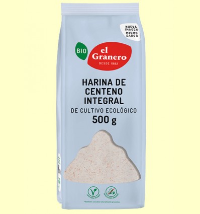 Harina de Centeno Integral Bio - El Granero - 500 gramos 