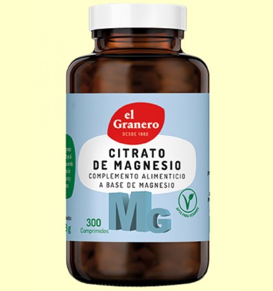 Mg 500 Citrato de Magnesio 760 mg - El Granero - 300 comprimidos