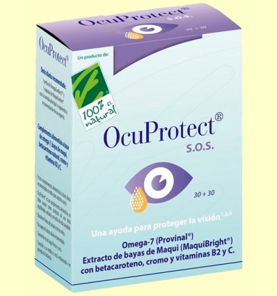 OcuProtect S.O.S - 100% Natural - 30 perlas + 30 cápsulas