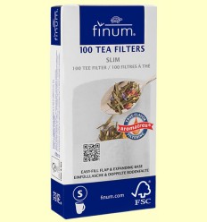 Filtros de Té Slim - Finum - 100 filtros