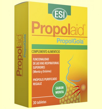 PropolGola Masticable sabor Menta - Laboratorios ESI - 30 tabletas