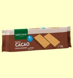 Wafers Cacao sin azúcar - Santiveri - 120 g