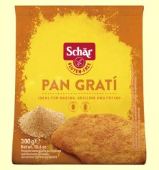 Pan gratí - sin gluten - Schar - 300 gramos