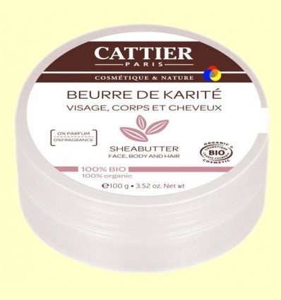 Manteca de Karité Bio - Cattier - 100 gramos