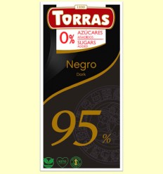 Chocolate Negro 95% Cacao - Torras - 75 gramos