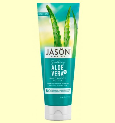 Loción de Manos y Cuerpo Aloe Vera al 84% - Jason - 227 gramos