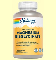 Magnesium Bisglycinate - Solaray - 120 cápsulas