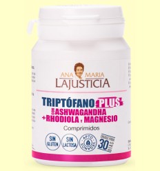 Triptófano Plus con Ashwagandha + Rhodiola y Magnesio - Ana María LaJusticia - 60 comprimidos