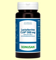 Lactoferrina CLN® 300 mg - Bonusan - 60 cápsulas