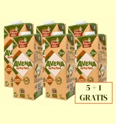 Bebida de Avena Sin Gluten Bio - La Finestra sul Cielo - Pack 5 + 1 gratis