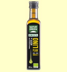 Aceite Virgen de Lino Bio - NaturGreen - 250 ml