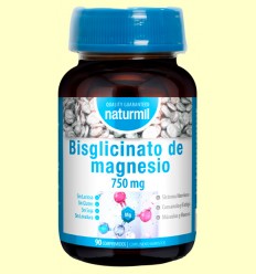 Bisglicinato de Magnesio 750 mg - Naturmil - 90 comprimidos