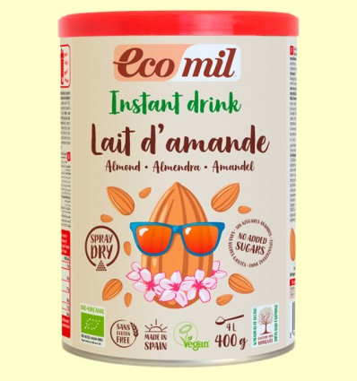 Bebida de Almendras - Instant Shake Drink Bio - EcoMil - 400 gramos