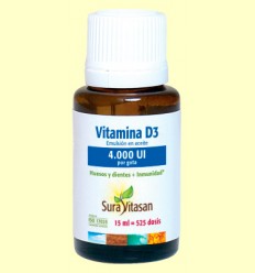 Vitamina D3 4.000 UI - Sura Vitasan - 15 ml