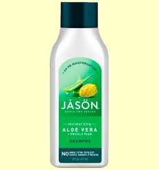 Champú de Aloe Vera 80% y Aceite de Nopal - Jason - 473 ml