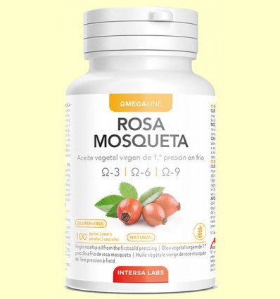 Aceite Vegetal de Rosa Mosqueta - Intersa - 100 perlas