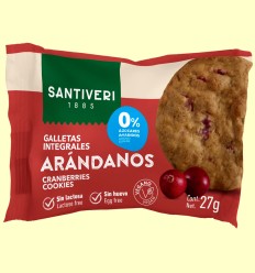Galletas Arándanos Digestive 0% azúcares - Santiveri - 3 unidades